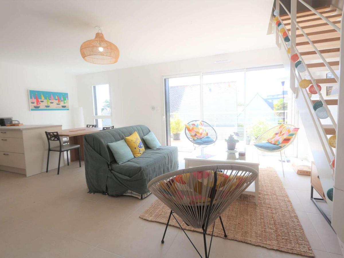 Duplex Lumineux A Benodet: Plage Et Thalasso A Pied, Terrasse, Parking Et Abri Velo Inclus - Fr-1-481-117 外观 照片