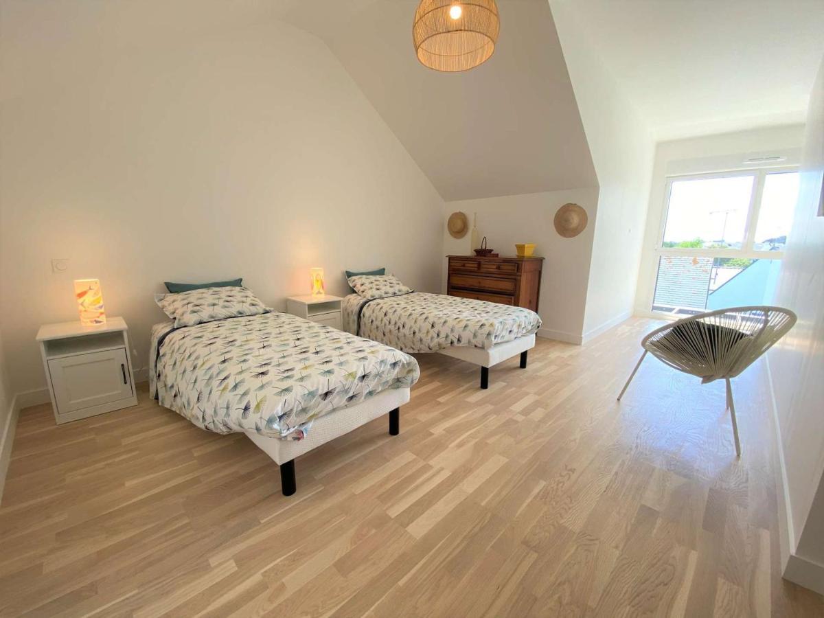 Duplex Lumineux A Benodet: Plage Et Thalasso A Pied, Terrasse, Parking Et Abri Velo Inclus - Fr-1-481-117 外观 照片