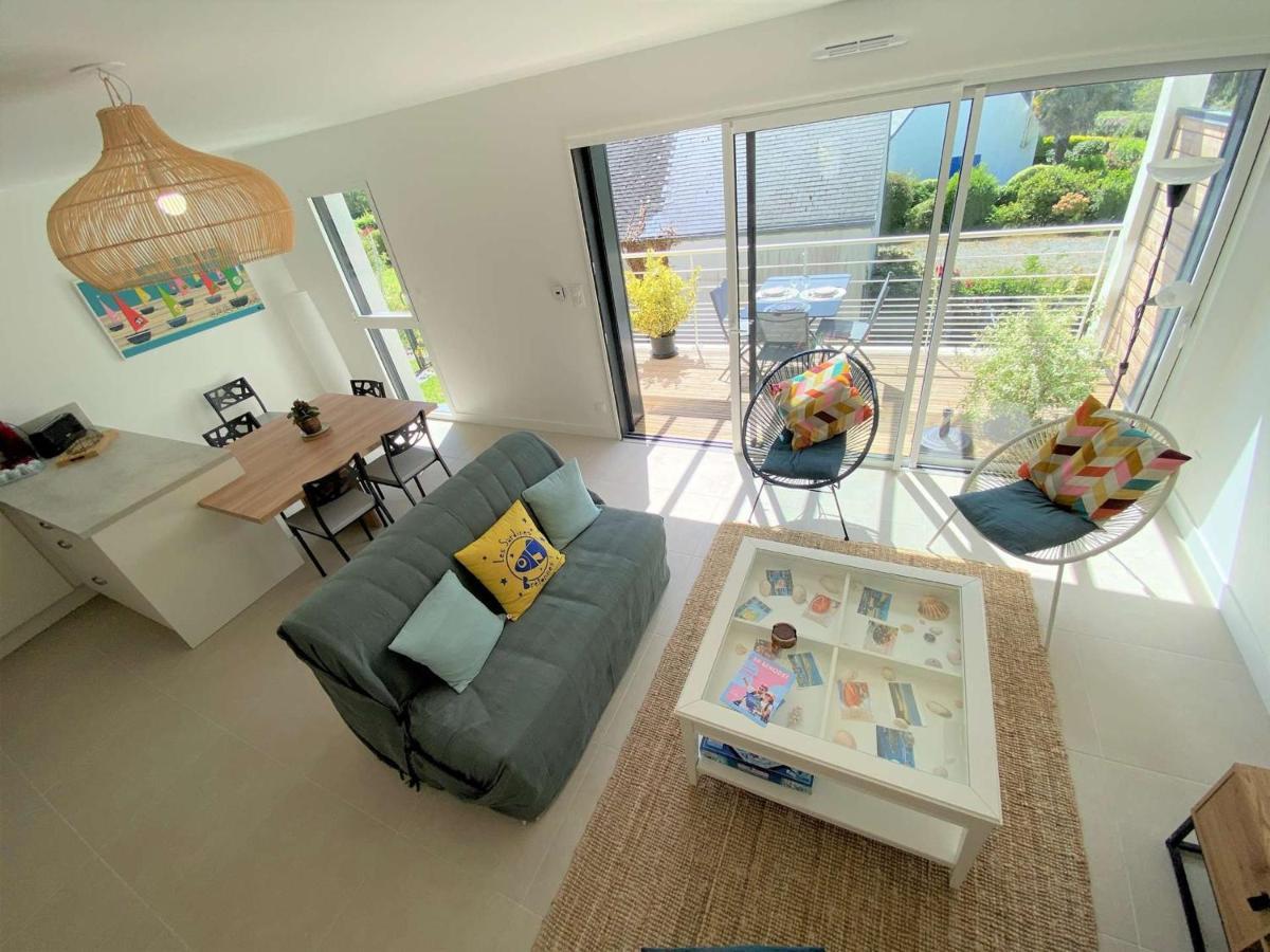 Duplex Lumineux A Benodet: Plage Et Thalasso A Pied, Terrasse, Parking Et Abri Velo Inclus - Fr-1-481-117 外观 照片