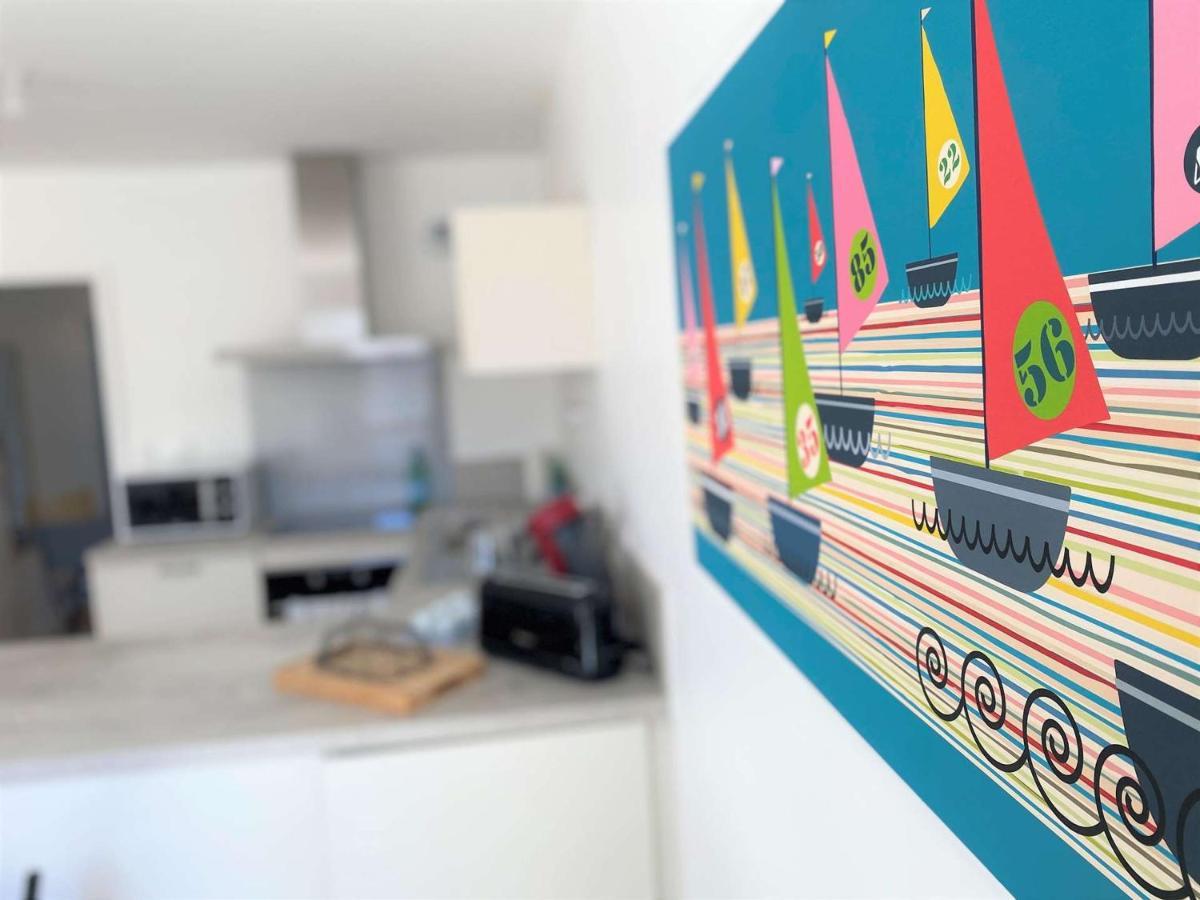 Duplex Lumineux A Benodet: Plage Et Thalasso A Pied, Terrasse, Parking Et Abri Velo Inclus - Fr-1-481-117 外观 照片